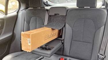 Volvo EC40 long-term - ski hatch with flat-pack furniture